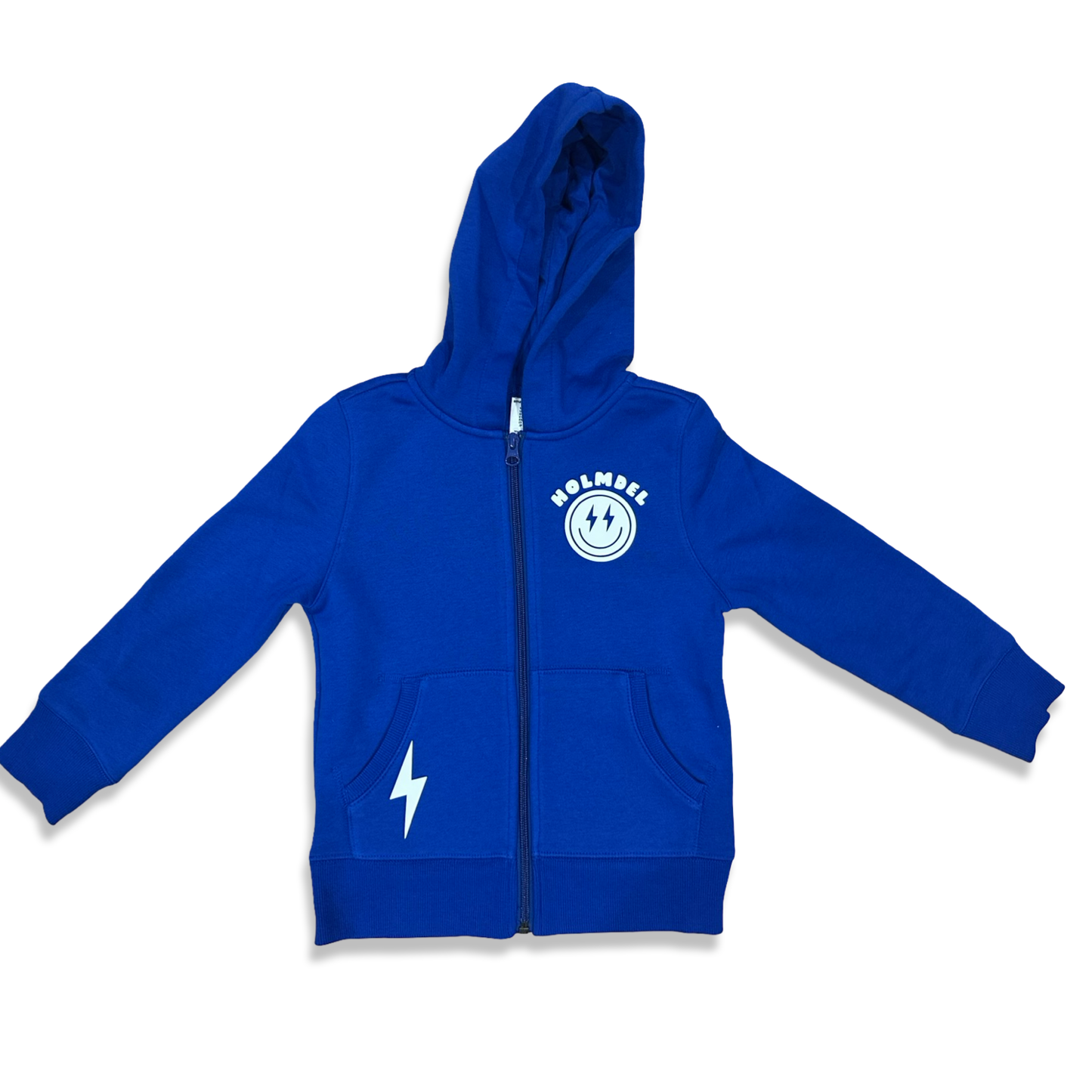 Custom Youth Smiley School Spirit Zip Up