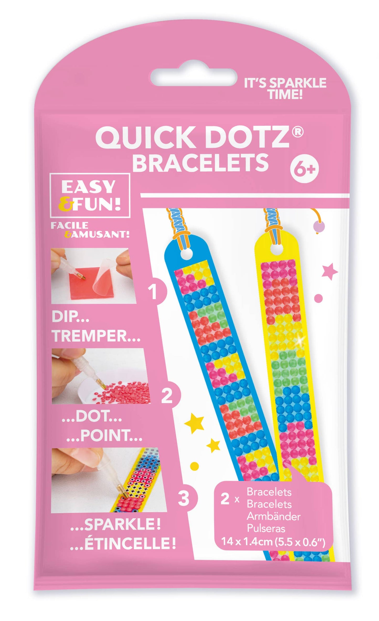 Diamond Dotz DIY Neon Bracelets