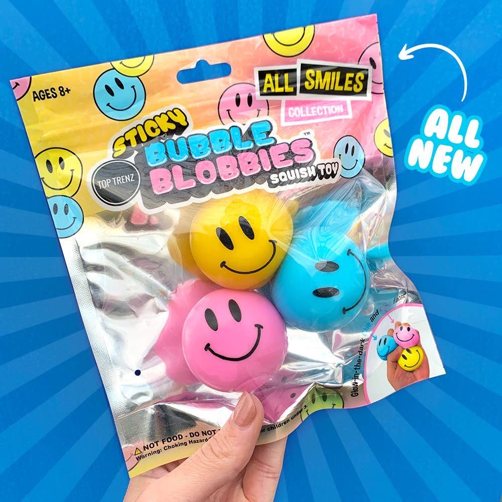 Sticky Bubble Blobbies - Happy