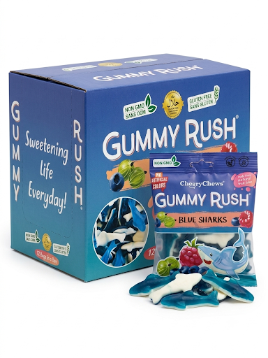 Gummy Rush Blue Sharks
