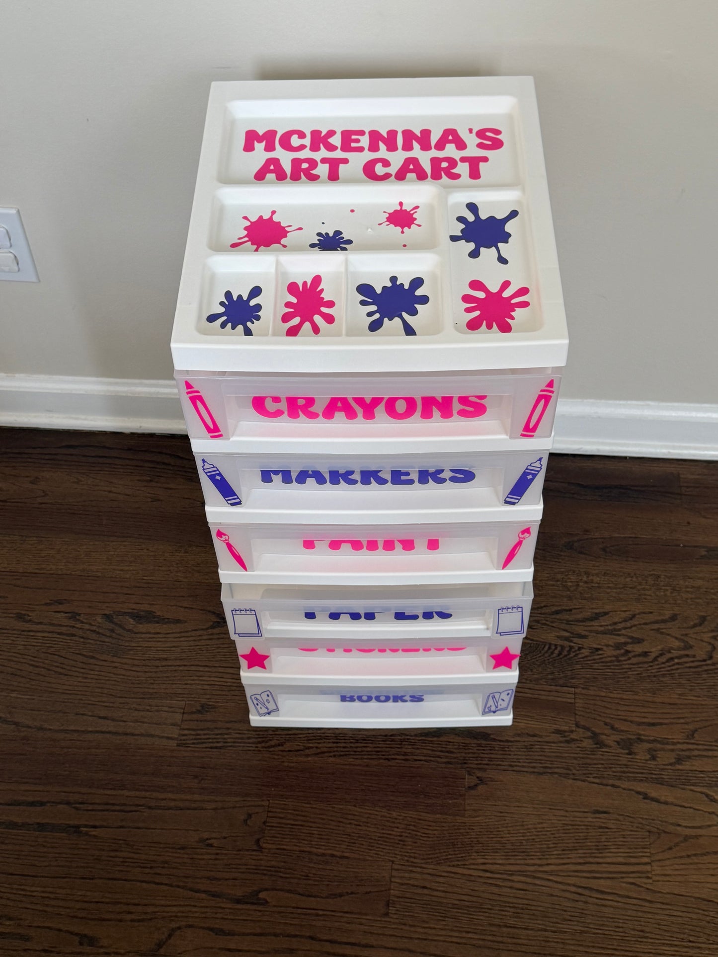 Personalized Art Cart