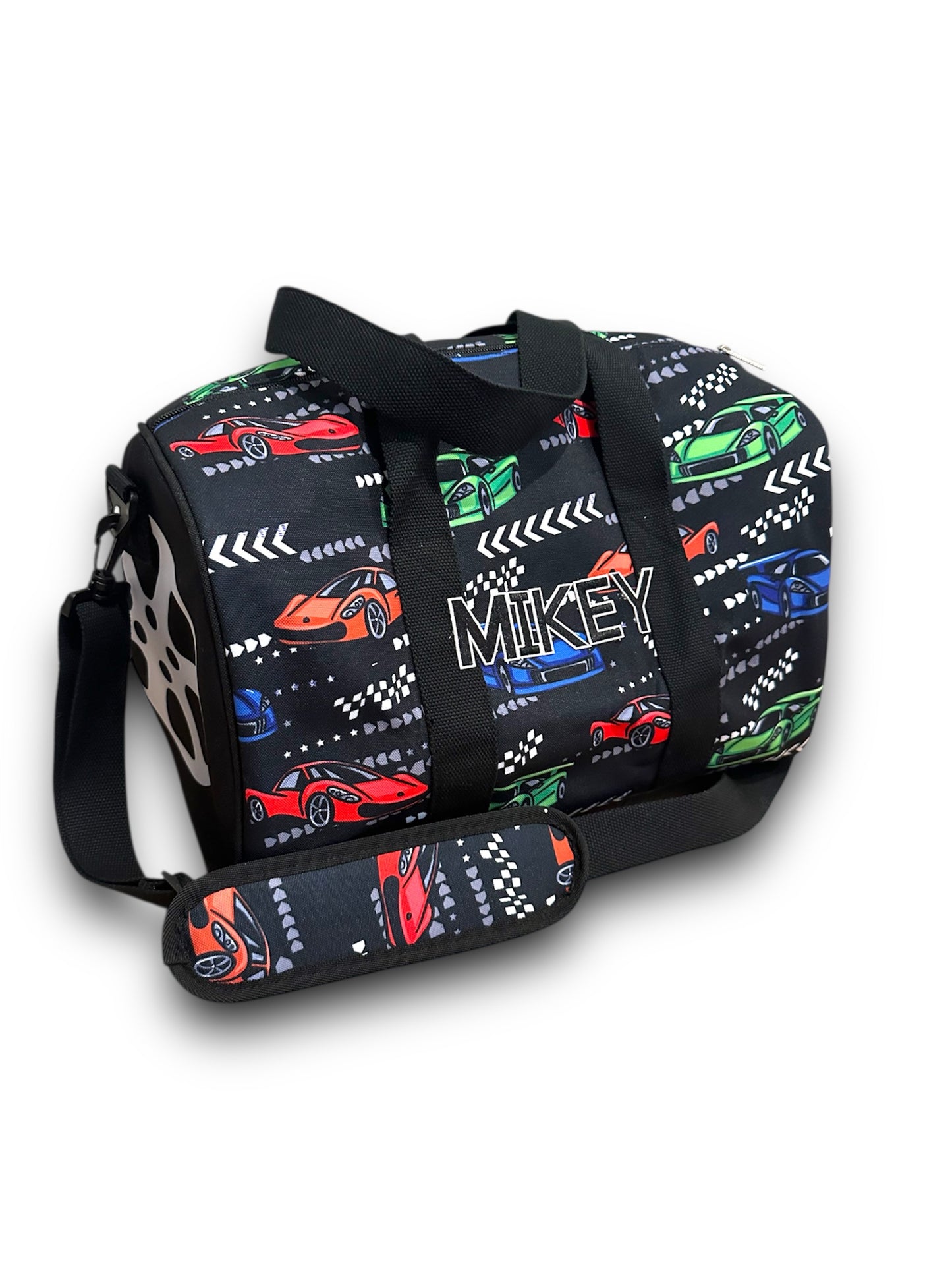 Personalized Race Car Duffle Bag