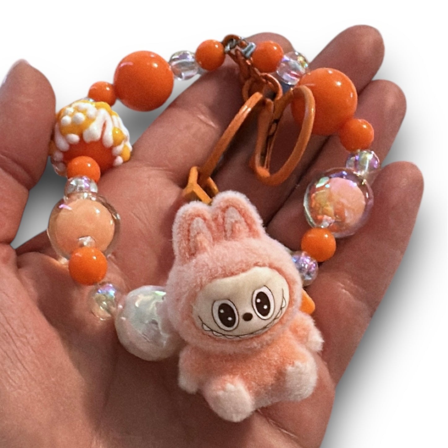Mini Bubu Beaded Bag Charm