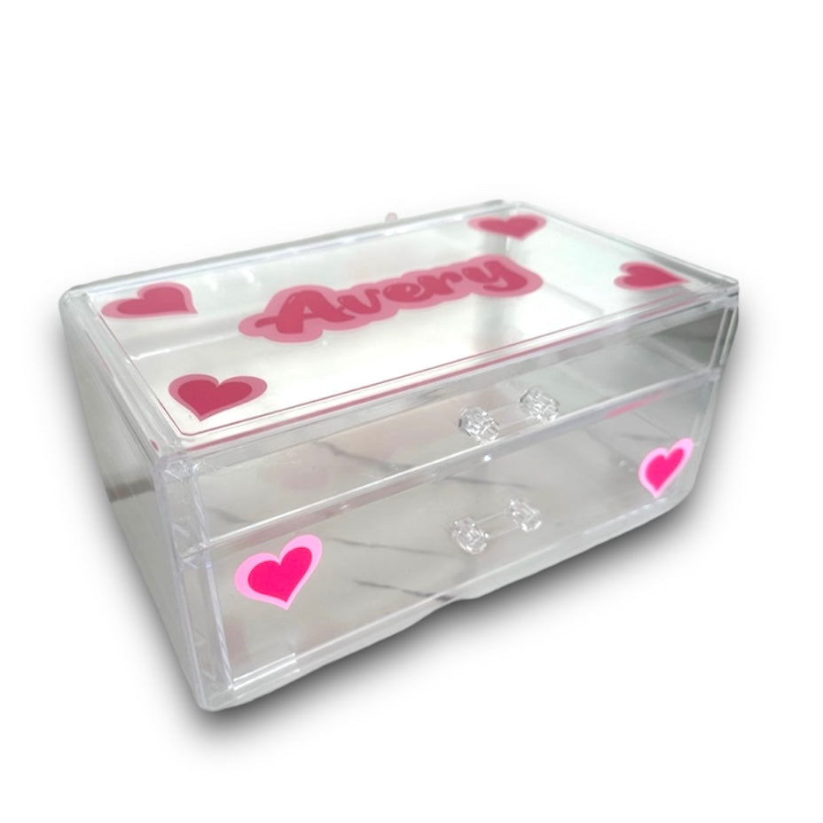 Personalized Acrylic Jewelry Box, view 2