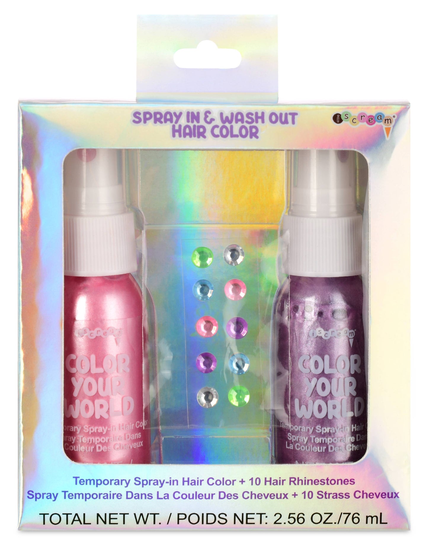 SPARKLE HAIR COLOR & RHINESTONES