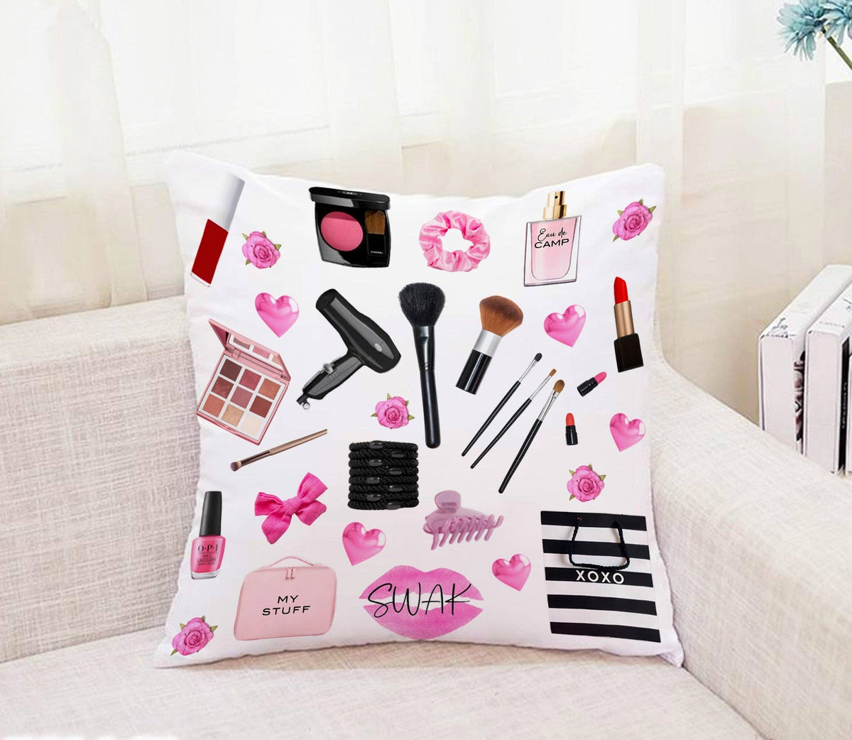 Camp Bunk Kids Autograph Pillow – Perfect for Sleepovers, Camp Memories, and Personalized Gifts (cosmetic)