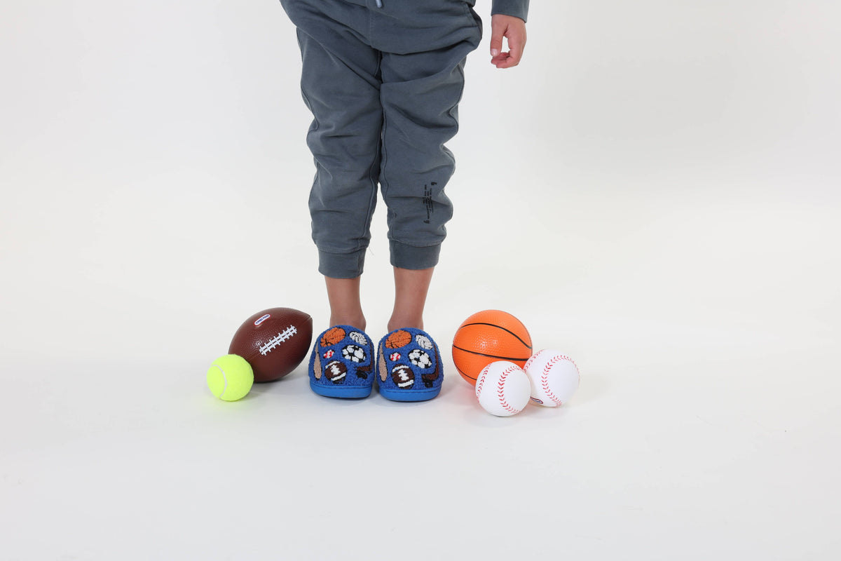 Indoor / Outdoor Slippers - Kids - Sports Equipment - Blue, view 3