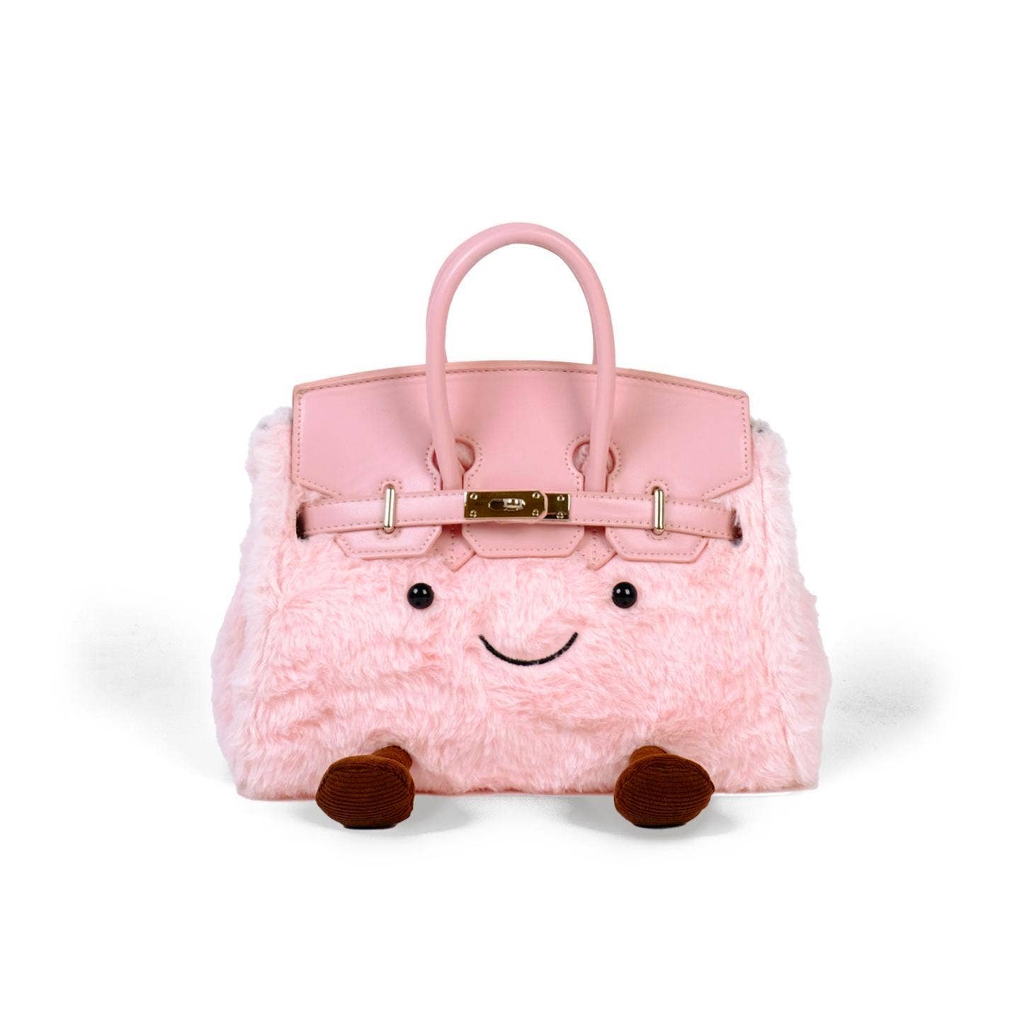 Funny Cute Kelly Handbag Faux Fur Crossbody
