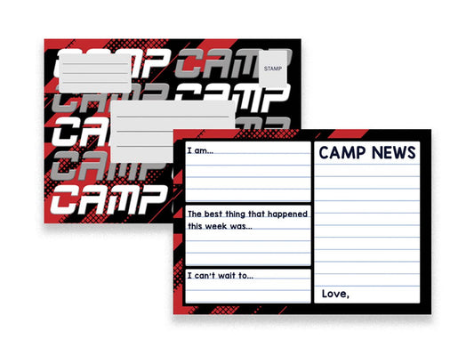 Camp Fill-In Postcard