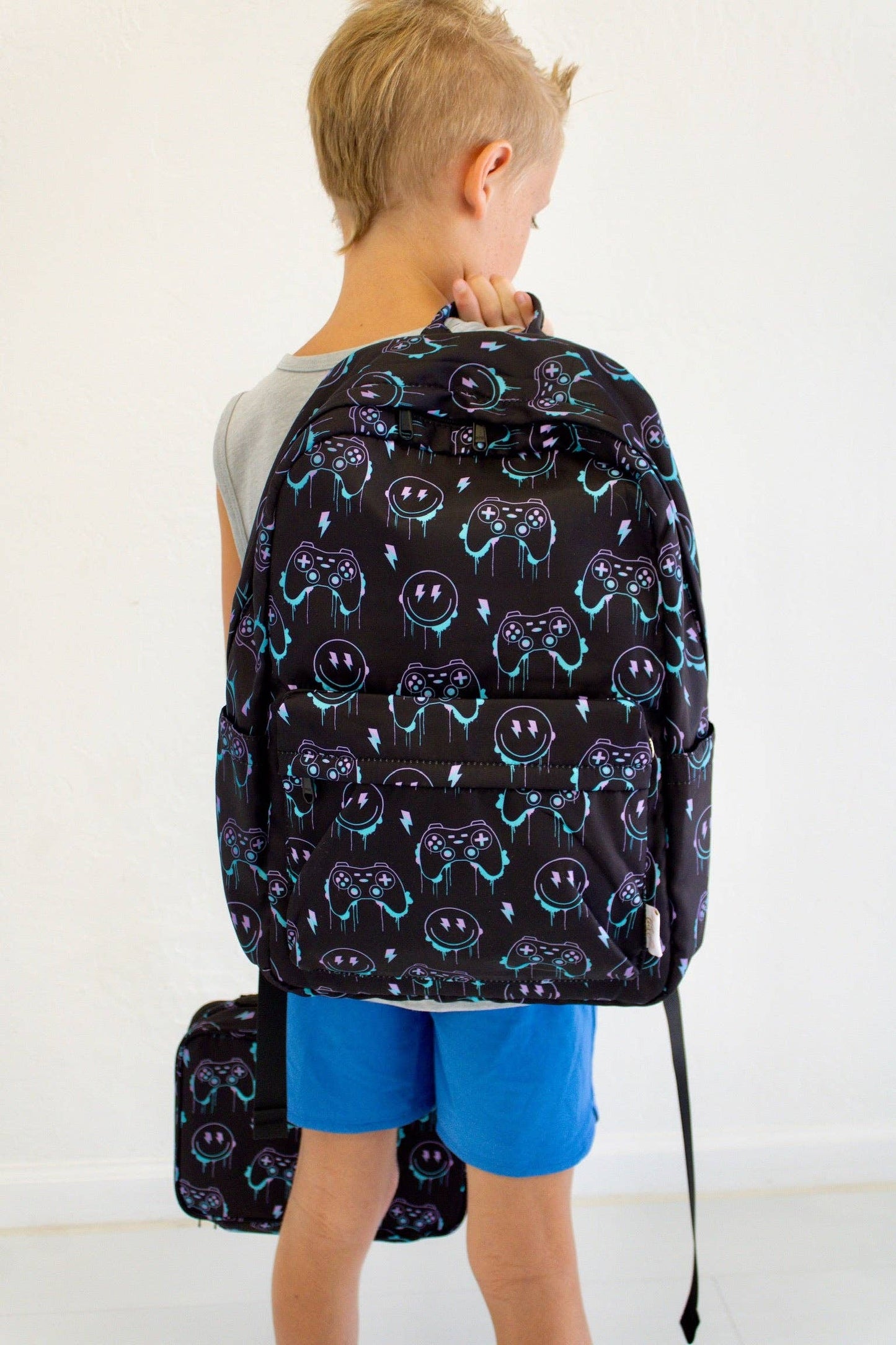 Graffiti Gamer Personalized Backpack