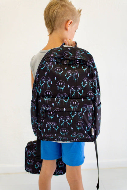 Graffiti Gamer Personalized Backpack