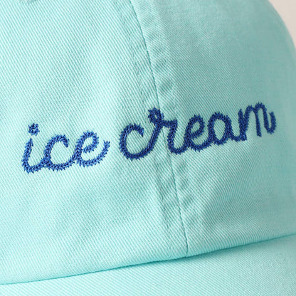 Ice Cream Letter Embroidered Baseball Cap