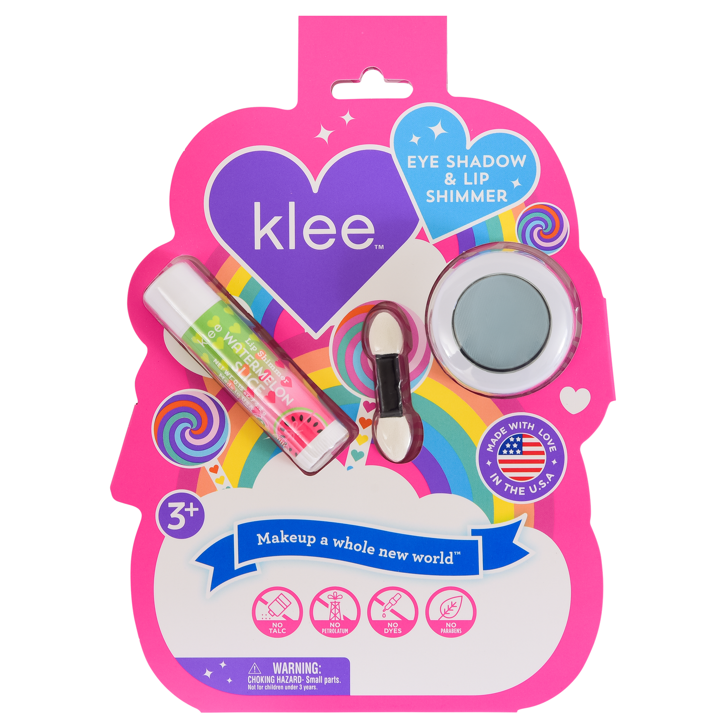 Klee Kids Eye Shadow and Lip Shimmer Set