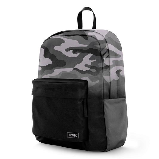 Grey Camo Backpack