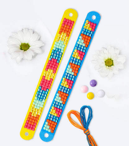 Diamond Dotz DIY Neon Bracelets