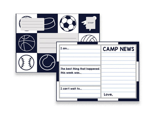 Camp Fill-In Postcard -  Sports