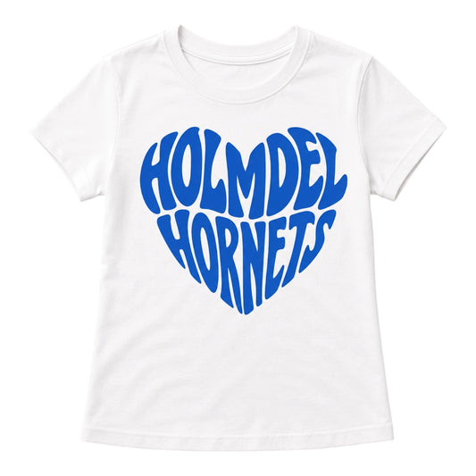 Hornets Heart Fitted Top