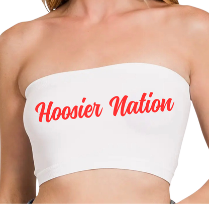 College Saying Seamless Bandeau