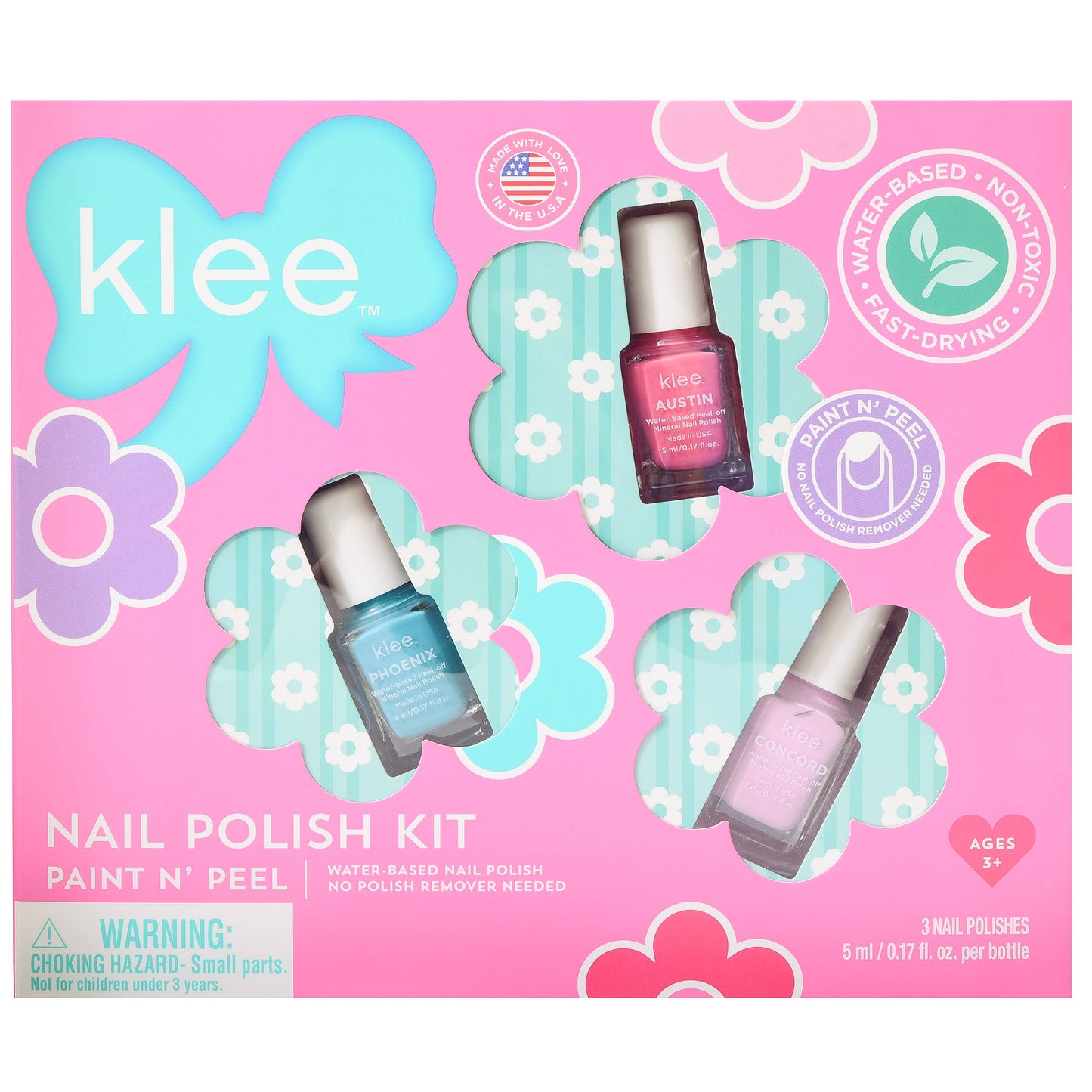 Klee Kids Water-Based Nail Polish Set