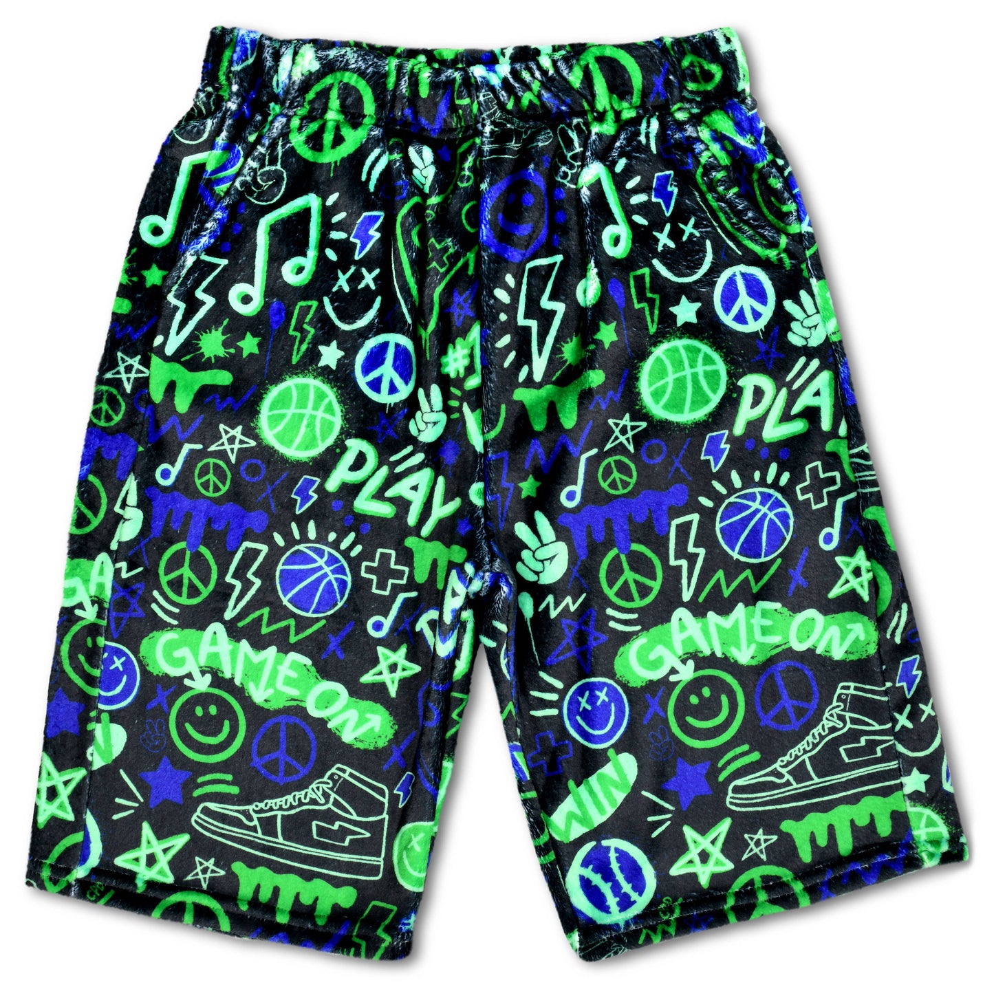 COREY PAIGE GRAFFITI GAMER PLUSH BOARD SHORTS