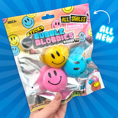 Sticky Bubble Blobbies - Happy
