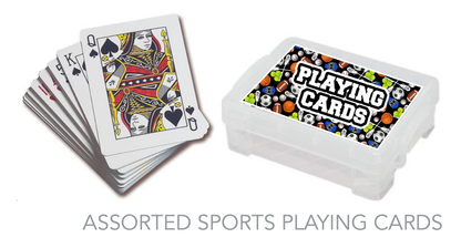 PLAYING CARDS - ASSORTED SPORTS