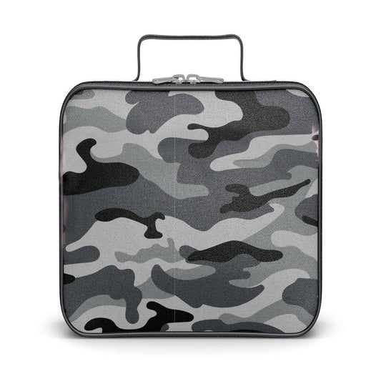 Grey Camo Insulated Lunch Box