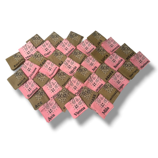 Personalized Bandana Favor
