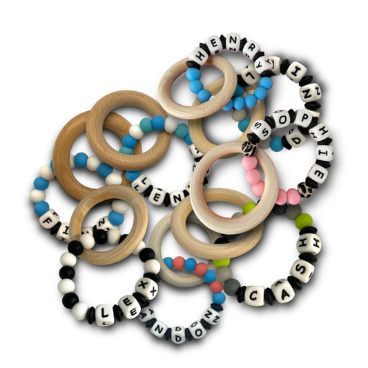 Personalized Baby Teething Ring