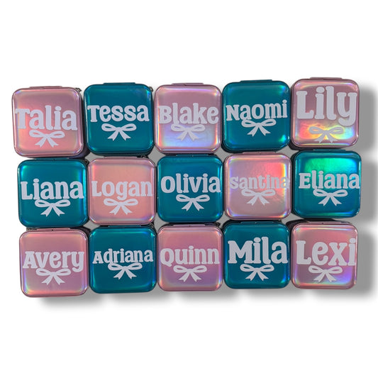 Personalized Travel Jewelry Box Favor