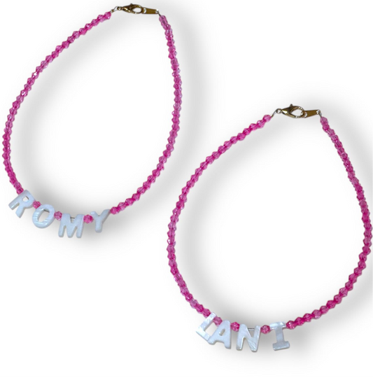 Personalized Pearl Letter Necklace