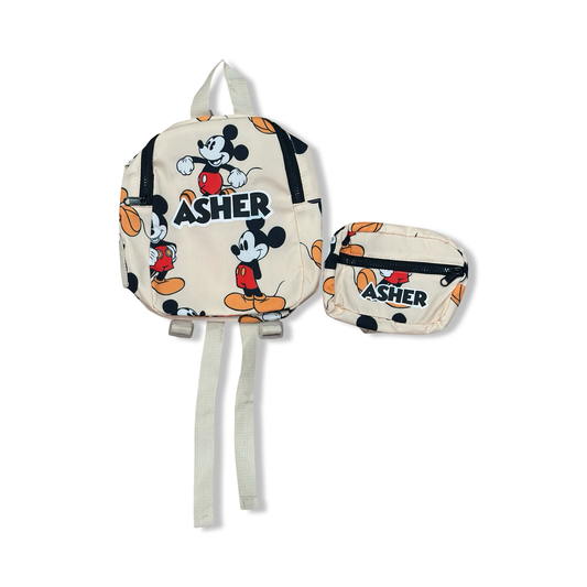 Mickey Backpack & Fanny Set