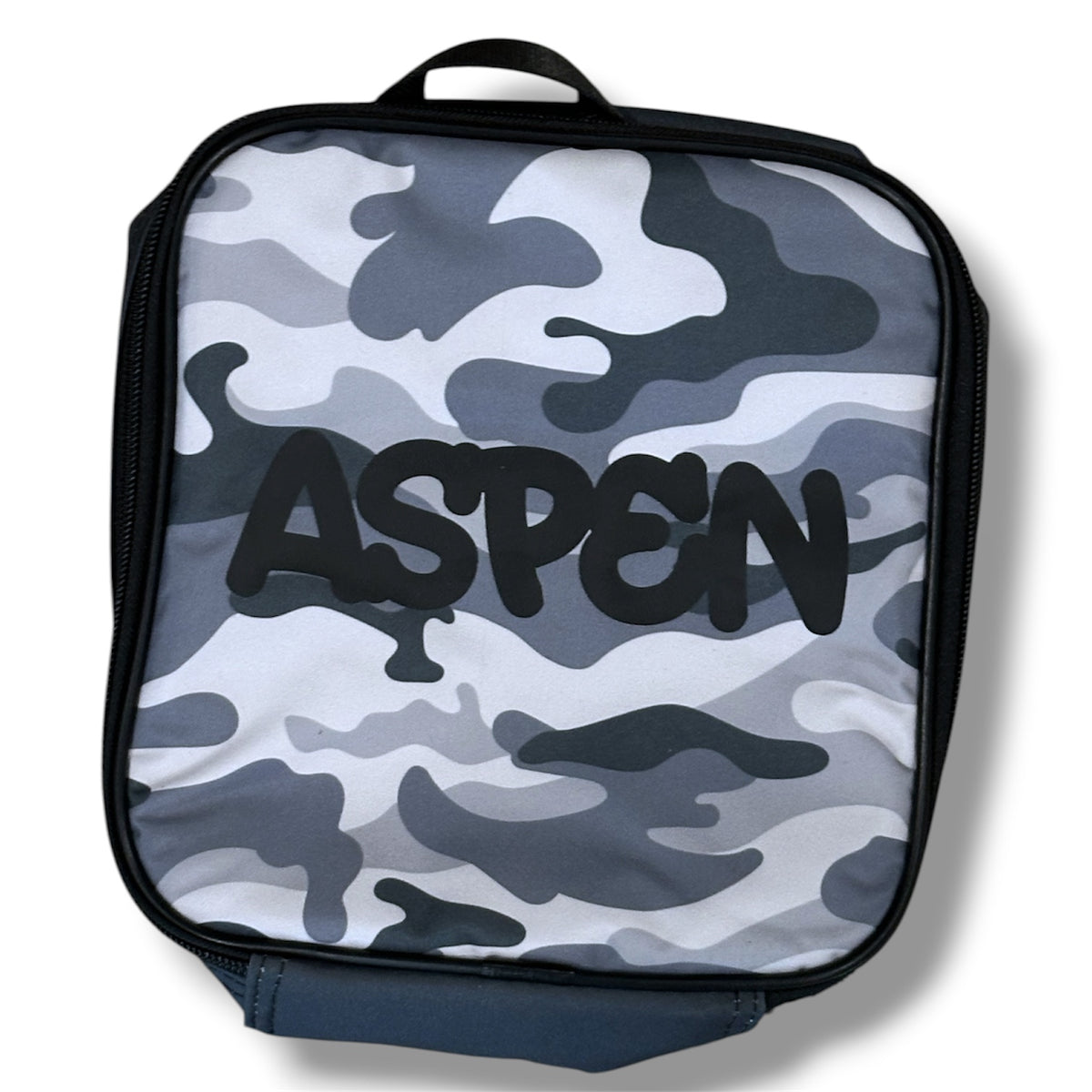 Grey Camo Insulated Lunch Box