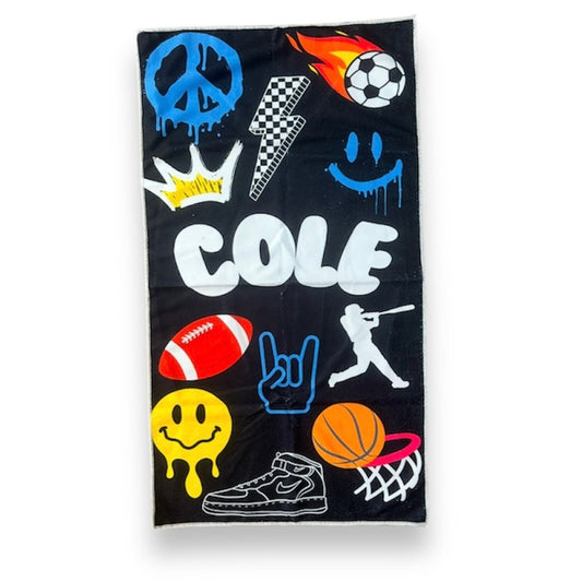 Personalized Beach Towel