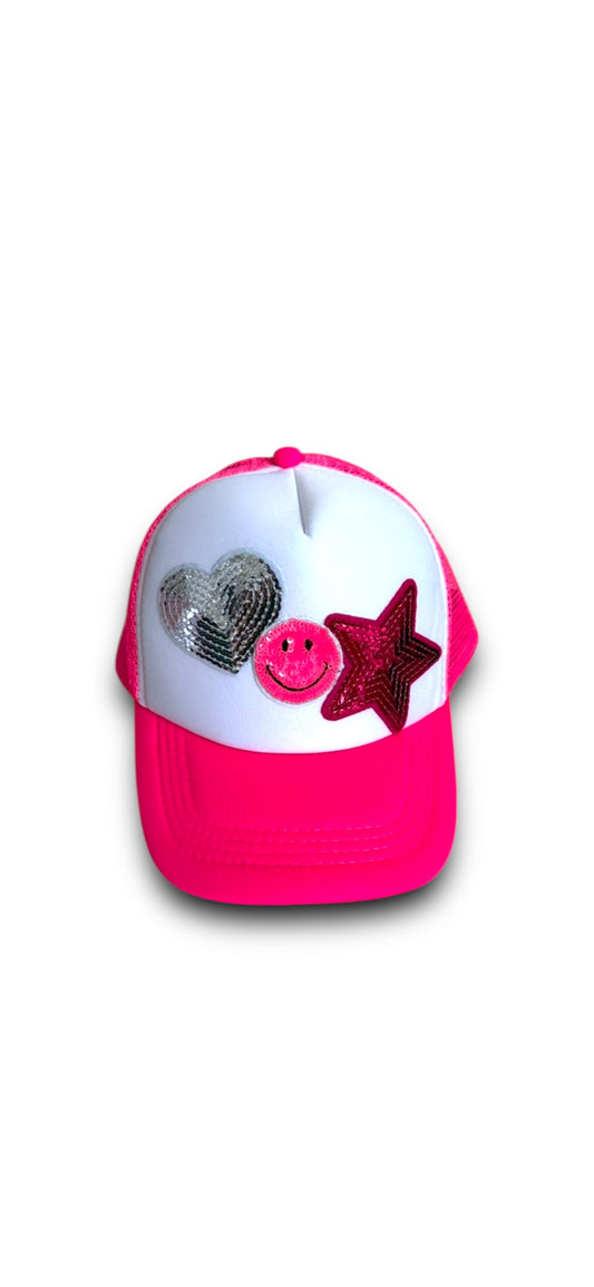 Kids Patched Trucker Hat