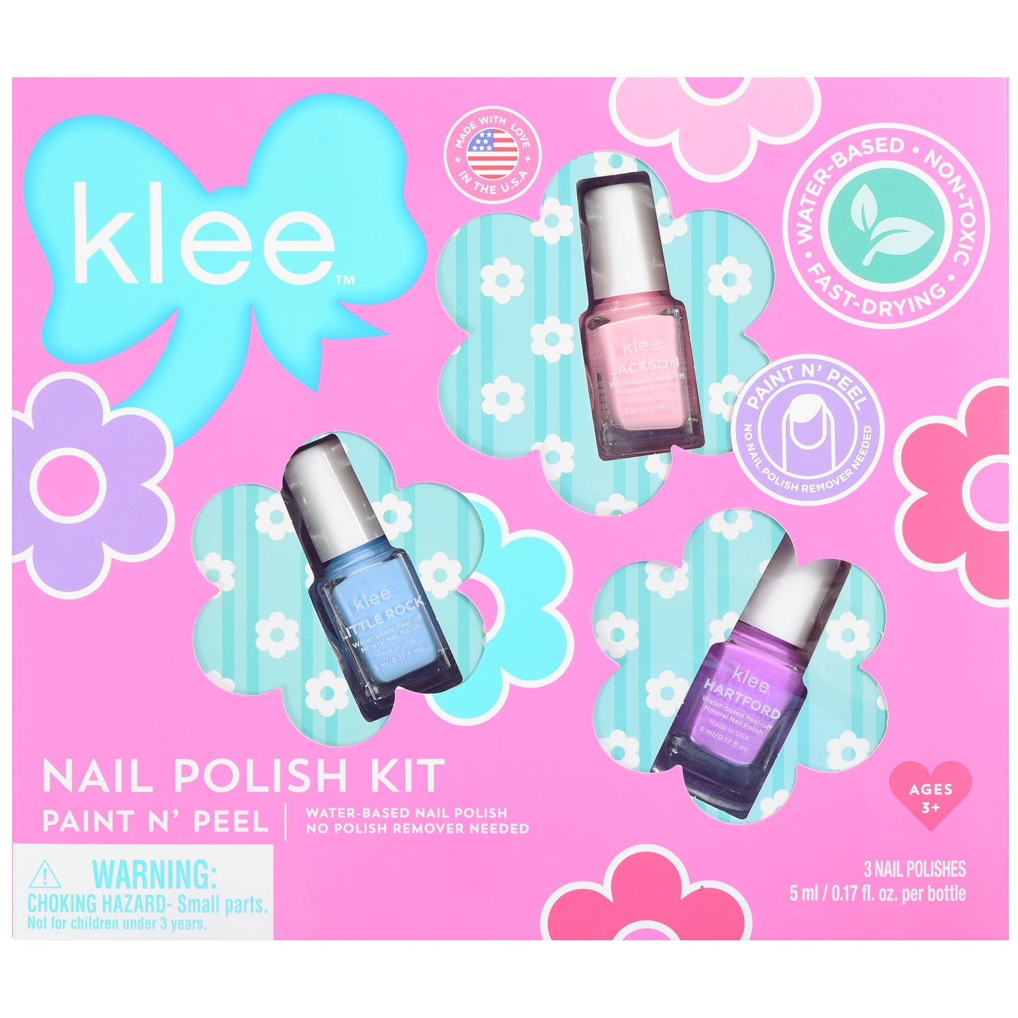 Klee Kids Water-Based Nail Polish Set