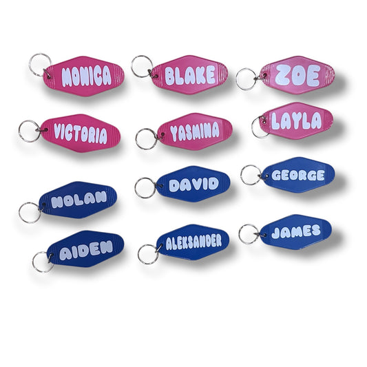 Personalized Hotel Keychain