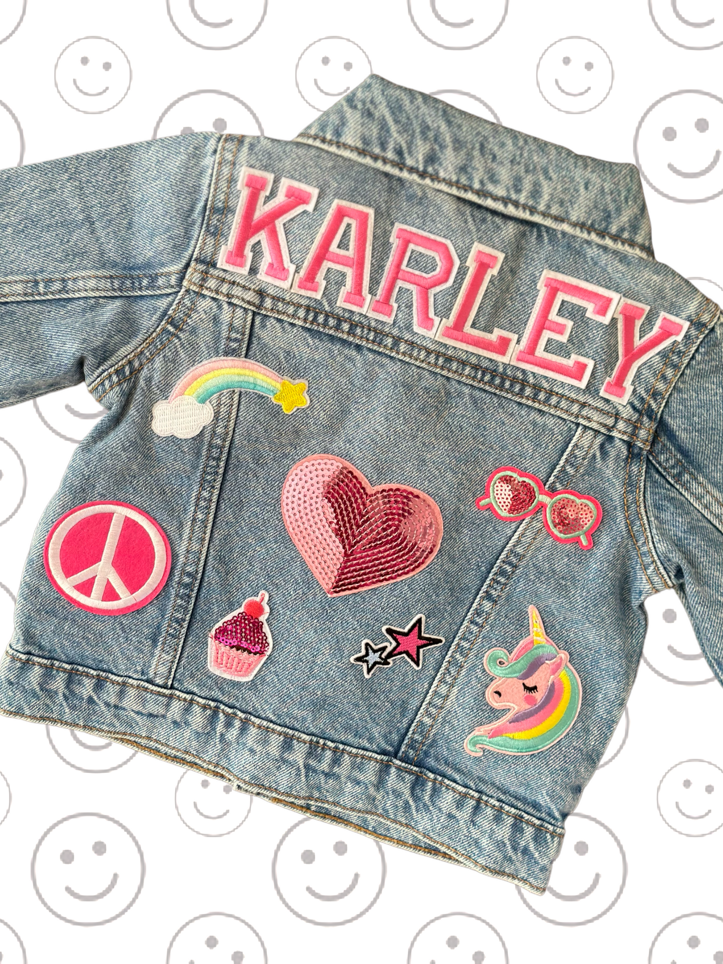 Personalized Jean Jacket- Toddler Girl