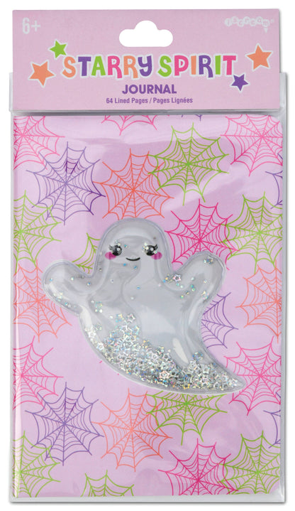 Glitter Ghost Shakey Journal - Halloween