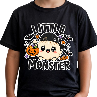Squishy dumpling halloween shirt for boys little momster