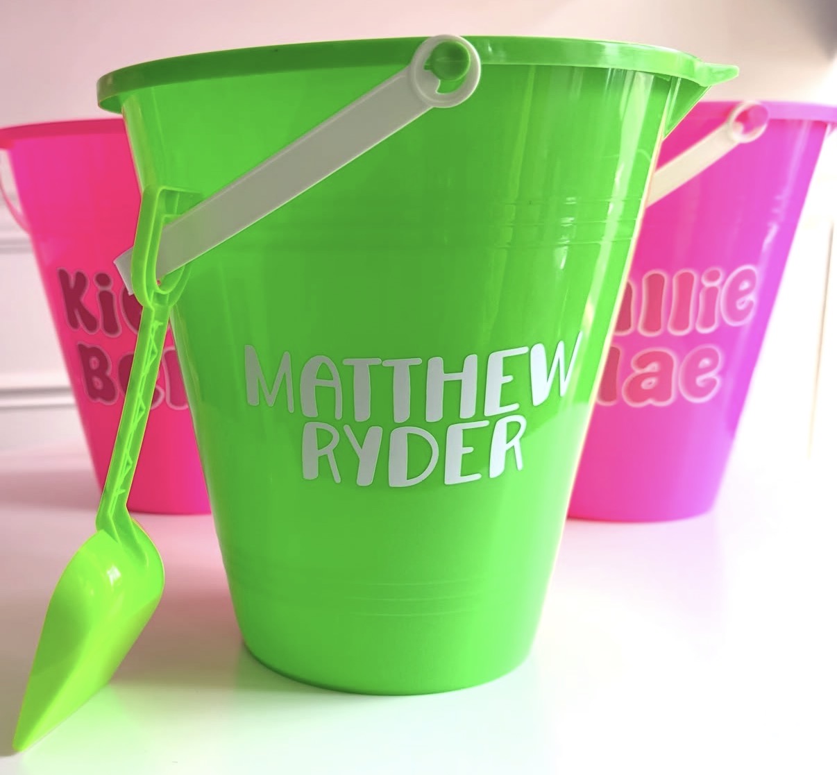 Personalized Beach Pail & Shovel