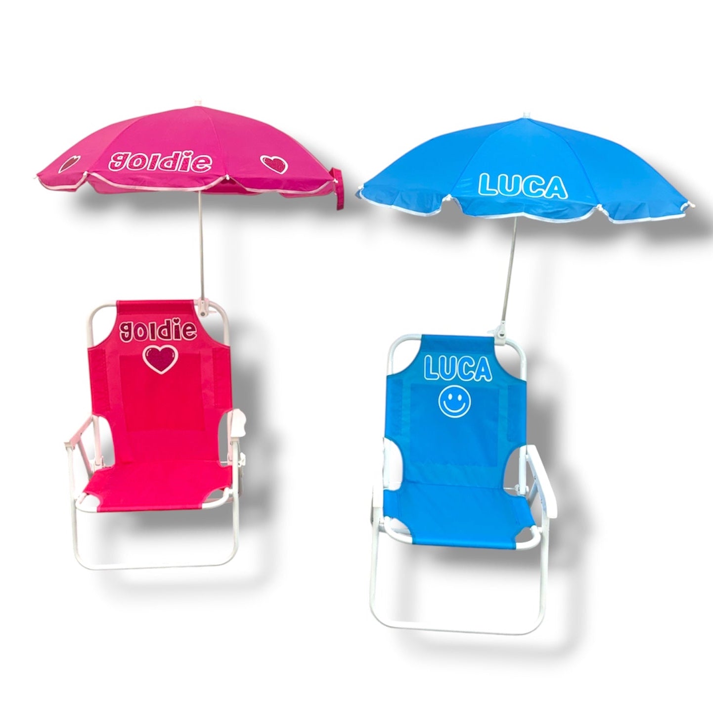 Personalized Beach Chair with Umbrella
