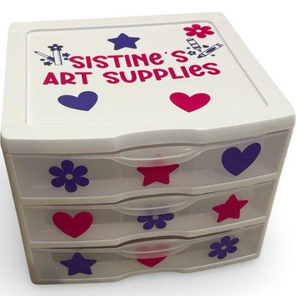 Personalized Crafts Organizer