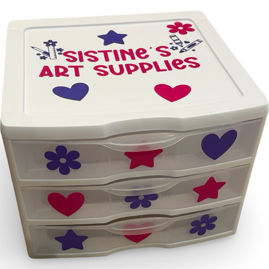 Personalized Crafts Organizer