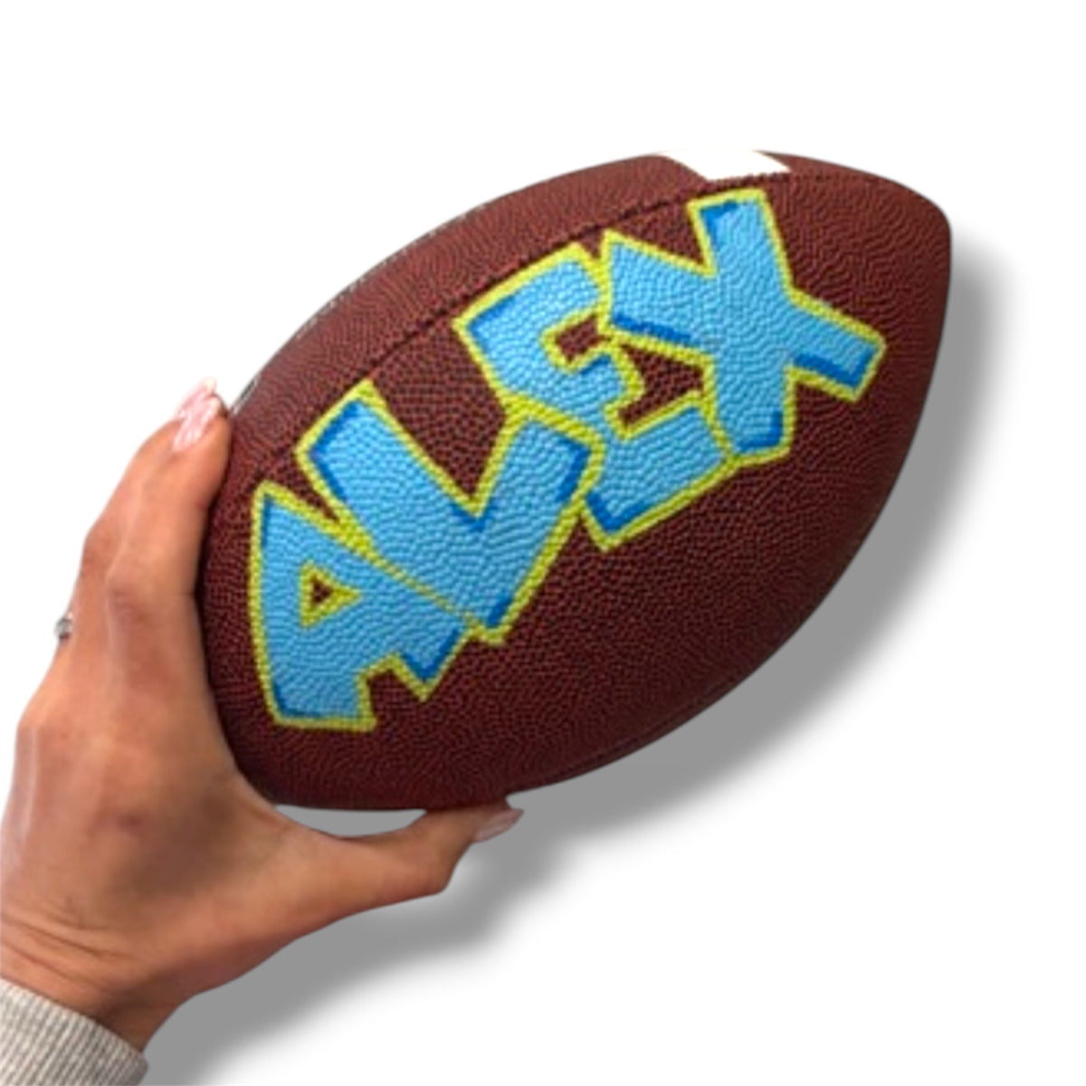 Personalized Hand-Painted Graffiti Football