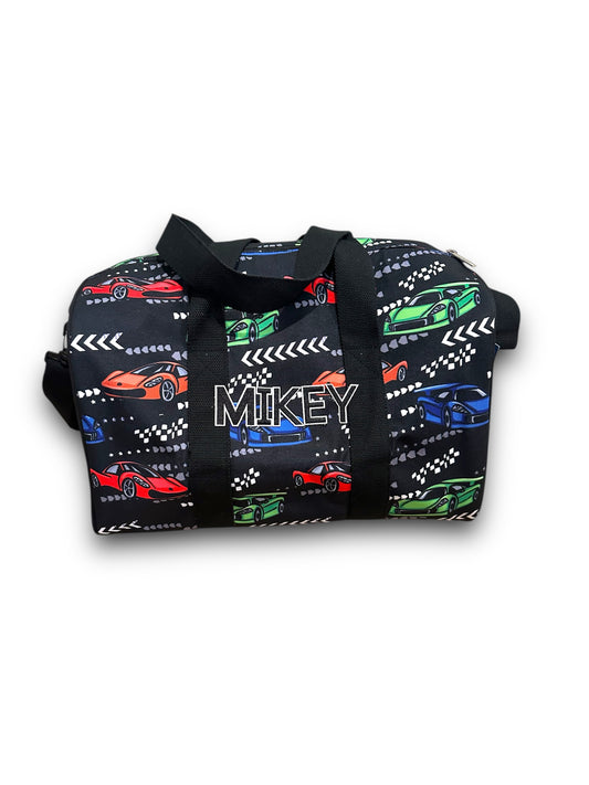 Personalized Race Car Duffle Bag