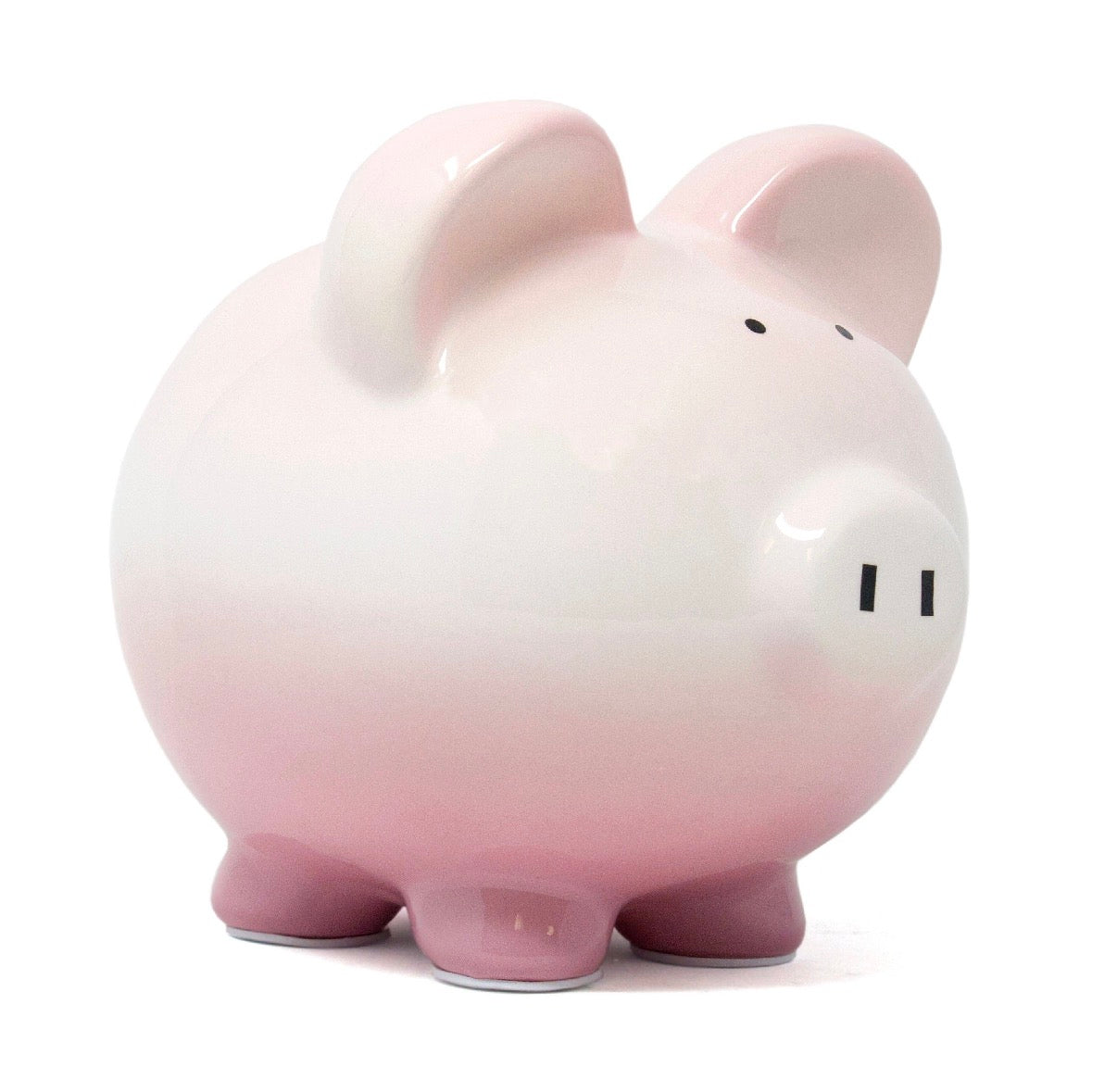 Personalized Pink Ombre Piggy Bank