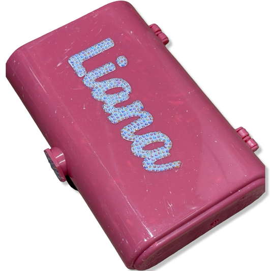 Bedazzled Personalized Makeup Case