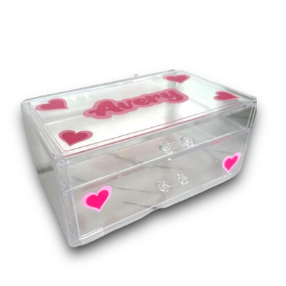 Personalized Acrylic Jewelry Box, view 2