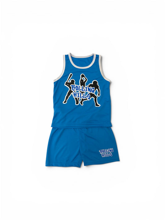 Custom Boys Athletic Set - Blue